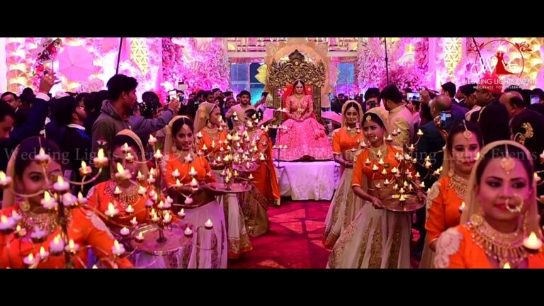 Bride entry with dance troupe