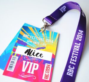 Event badges printing for events