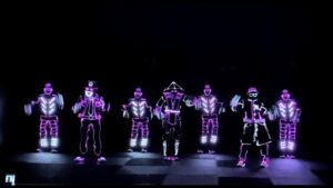 Book LED Tron dance for corporate event