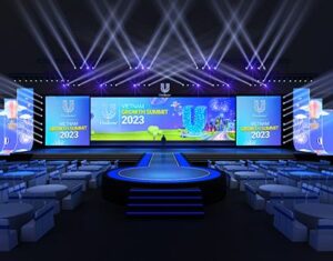 Stage design for tech companies
