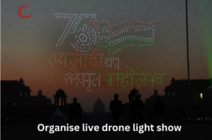 Organize live drone light show