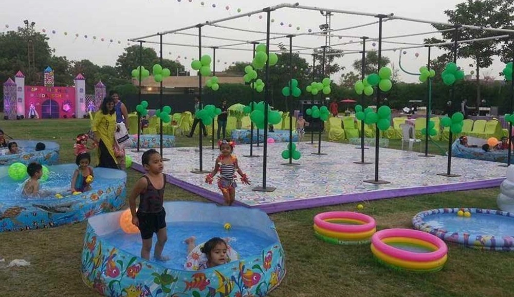 Rain Dance Setup for Children