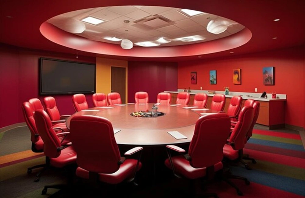 Conference Room with Advanced Technology Integration