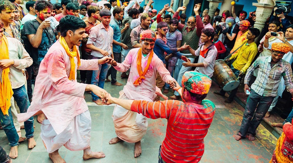 Traditional Holi Celebration