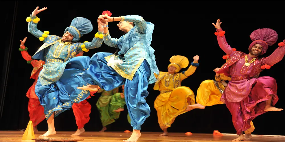 Bhangra dance group