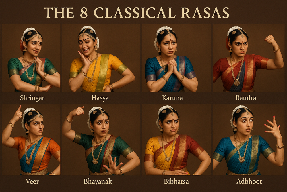 The Eight Rasas in Classical Dance