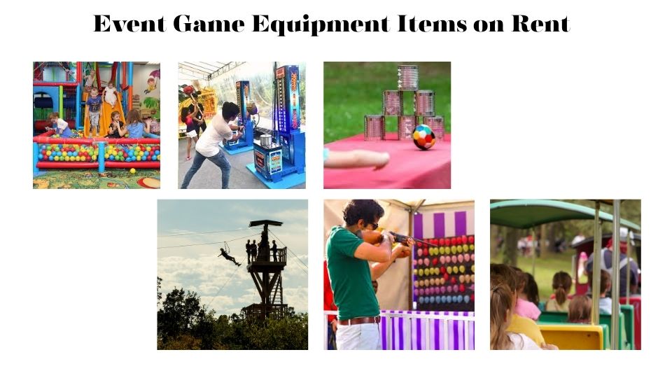 Top Event Game Equipments on Rent
