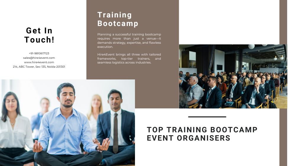 Training Bootcamp Event Organisers 