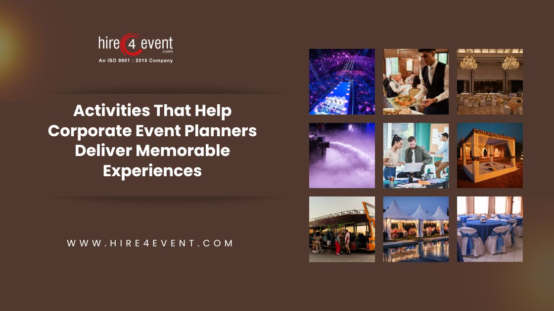 Best Activities that done by Corporate Event Planner