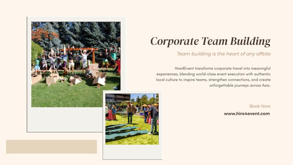 Corporate Offsites with Hire4Event 